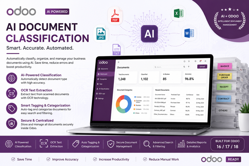 AI medical document classification for odoo