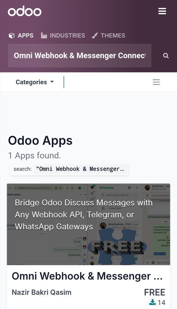 Omni Webhook & Messenger Connector (Free) By QTF