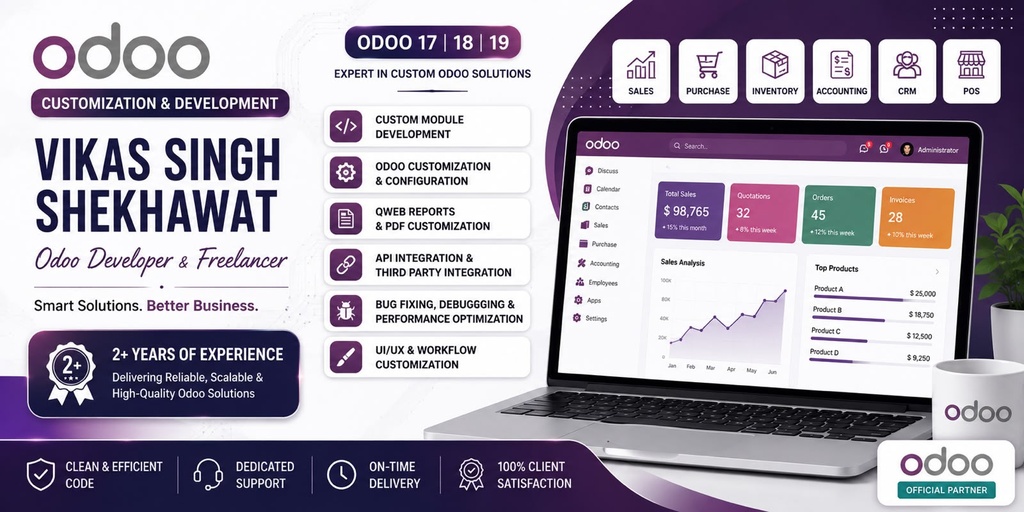 Odoo ERP Customization & Module Development