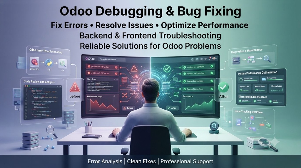 I will debug and fix Odoo errors, bugs, and issues