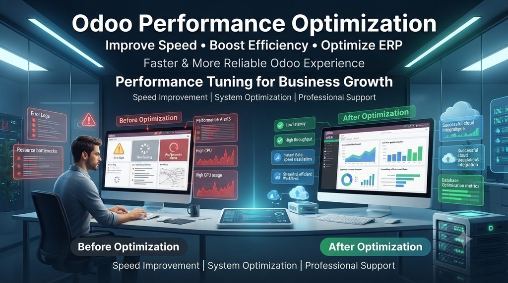 I will optimize Odoo performance and improve system speed