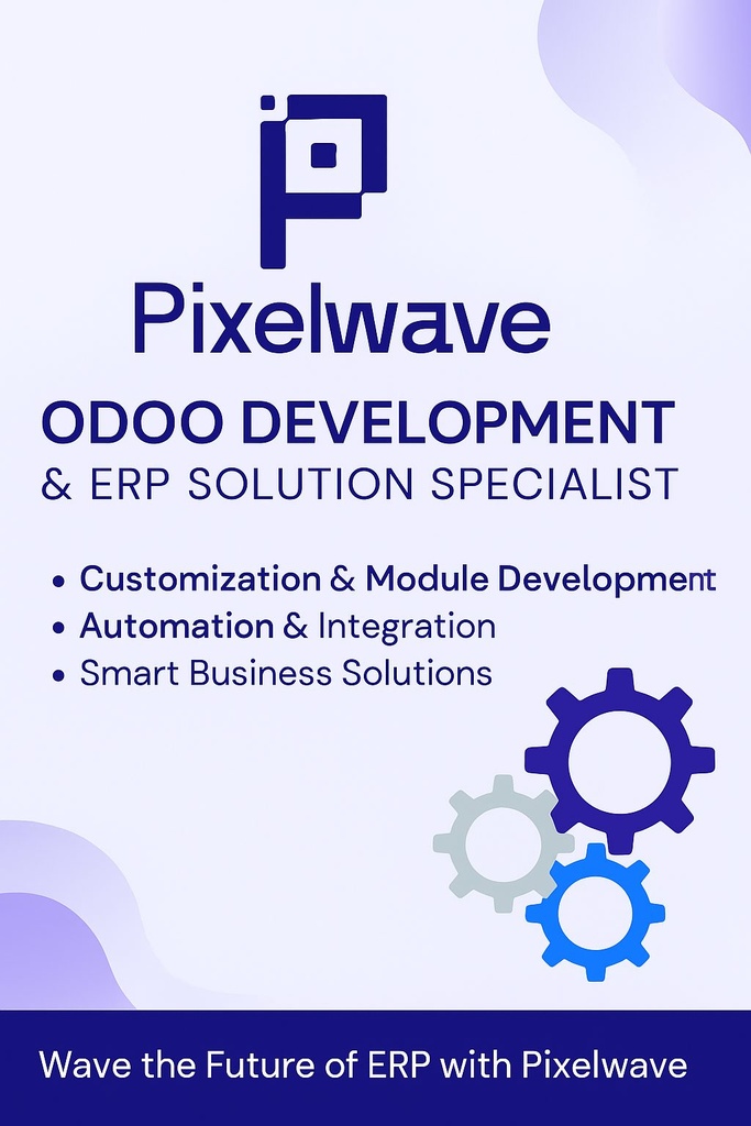 I will customize, implement, and support your Odoo ERP modules