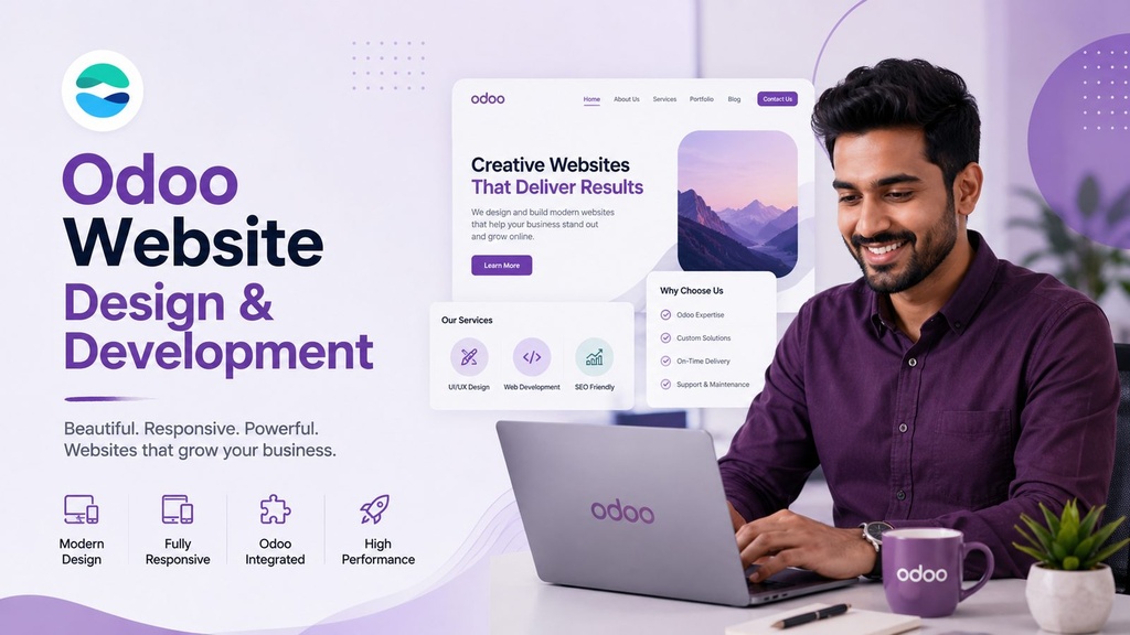 I will build Odoo website design, redesign, and Odoo theme customization