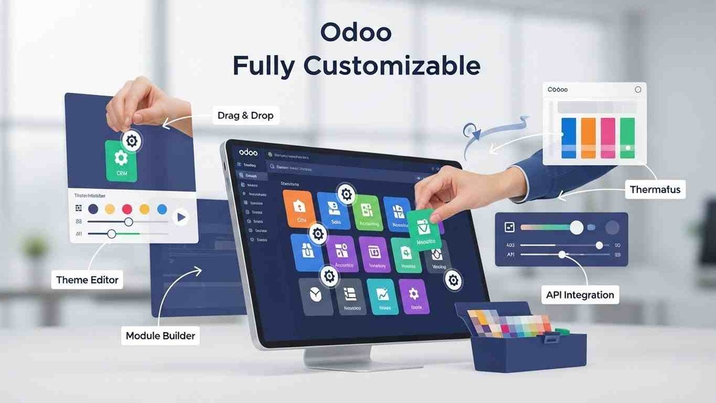 I will Customize any Odoo module based on your business rule and requirement.