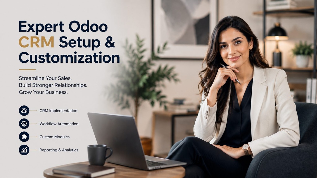 I will boost productivity with custom odoo CRM implementation and optimization