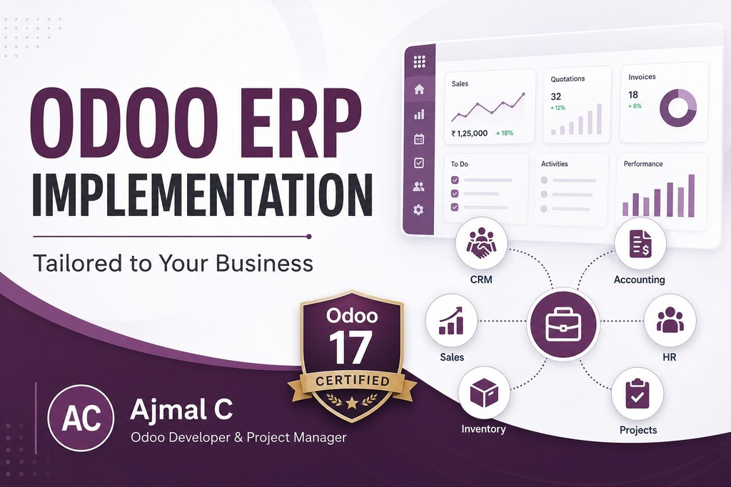 I will implement Odoo ERP based on your business requirements