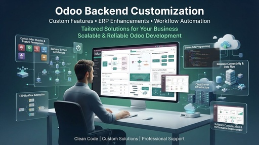 I will customize Odoo backend modules and features