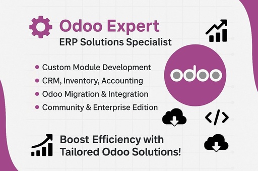 I will develop, customize, deploy and maintain your odoo erp system