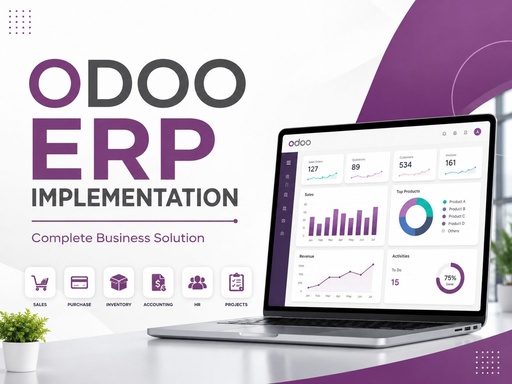 I will implement complete Odoo ERP for your business