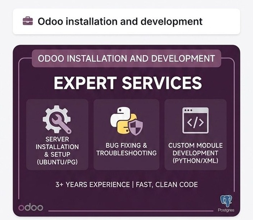 Odoo installation and development