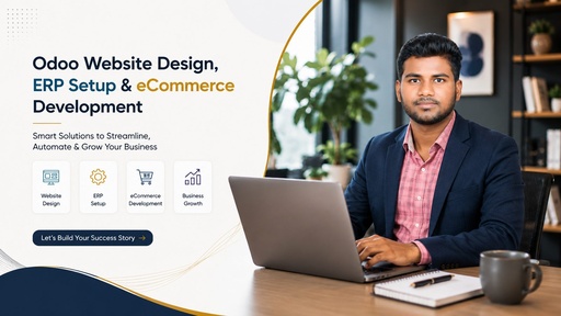 I will set up and customize your Odoo website, configure Odoo ERP solutions, and design a professional Odoo eCommerce website tailored to your business needs.