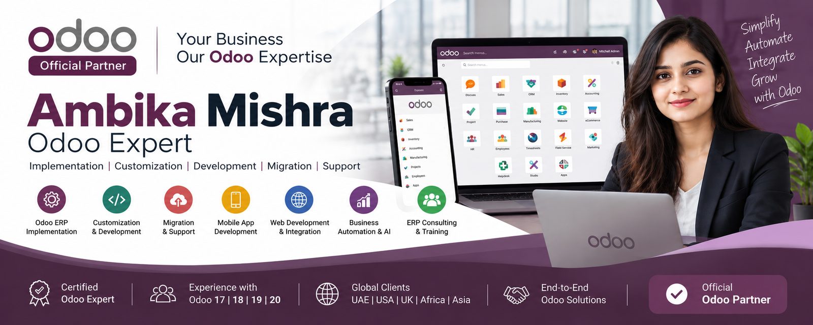 Ambika Mishra | Odoo Expert